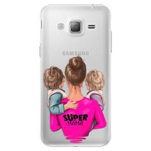 Plastové puzdro iSaprio - Super Mama - Two Boys - Samsung Galaxy J3 vyobraziť