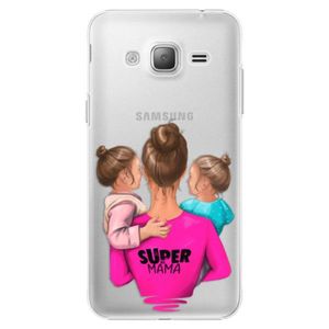 Plastové puzdro iSaprio - Super Mama - Two Girls - Samsung Galaxy J3 vyobraziť