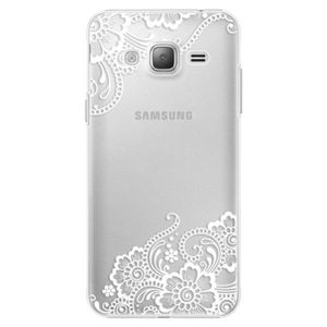 Plastové puzdro iSaprio - White Lace 02 - Samsung Galaxy J3 vyobraziť