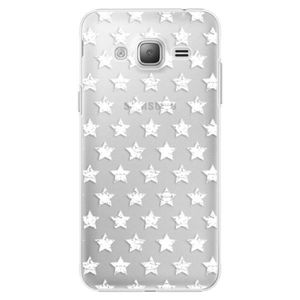 Plastové puzdro iSaprio - Stars Pattern - white - Samsung Galaxy J3 vyobraziť