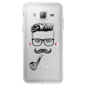 Plastové puzdro iSaprio - Man With Headphones 01 - Samsung Galaxy J3 vyobraziť