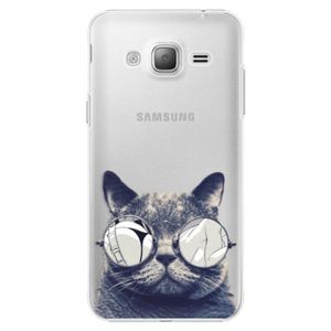 Plastové puzdro iSaprio - Crazy Cat 01 - Samsung Galaxy J3 vyobraziť