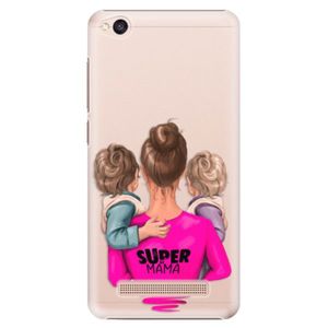 Plastové puzdro iSaprio - Super Mama - Two Boys - Xiaomi Redmi 4A vyobraziť