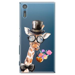 Plastové puzdro iSaprio - Sir Giraffe - Sony Xperia XZ vyobraziť