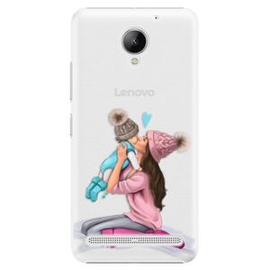 Plastové puzdro iSaprio - Kissing Mom - Brunette and Boy - Lenovo C2 vyobraziť