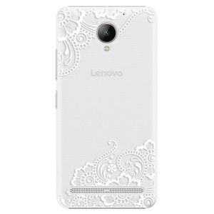 Plastové puzdro iSaprio - White Lace 02 - Lenovo C2 vyobraziť