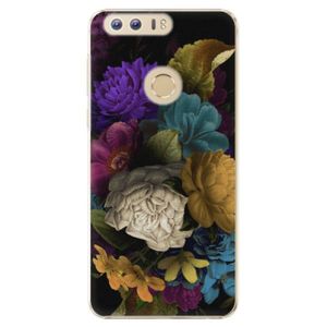 Plastové puzdro iSaprio - Dark Flowers - Huawei Honor 8 vyobraziť