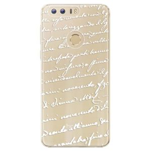 Plastové puzdro iSaprio - Handwriting 01 - white - Huawei Honor 8 vyobraziť