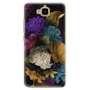 Plastové puzdro iSaprio - Dark Flowers - Huawei Y6 Pro vyobraziť