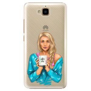 Plastové puzdro iSaprio - Coffe Now - Blond - Huawei Y6 Pro vyobraziť