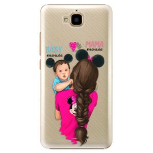 Plastové puzdro iSaprio - Mama Mouse Brunette and Boy - Huawei Y6 Pro vyobraziť