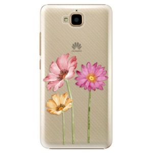 Plastové puzdro iSaprio - Three Flowers - Huawei Y6 Pro vyobraziť