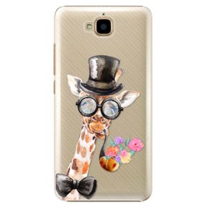 Plastové puzdro iSaprio - Sir Giraffe - Huawei Y6 Pro vyobraziť