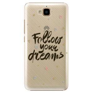 Plastové puzdro iSaprio - Follow Your Dreams - black - Huawei Y6 Pro vyobraziť