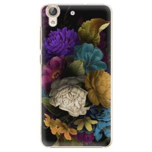 Plastové puzdro iSaprio - Dark Flowers - Huawei Y6 II vyobraziť