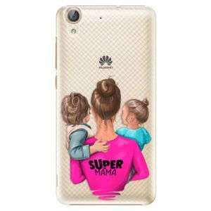 Plastové puzdro iSaprio - Super Mama - Boy and Girl - Huawei Y6 II vyobraziť