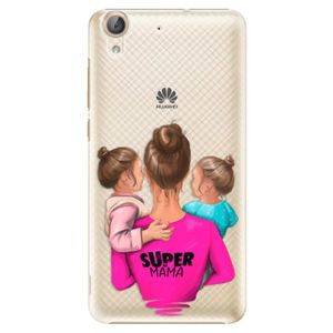 Plastové puzdro iSaprio - Super Mama - Two Girls - Huawei Y6 II vyobraziť