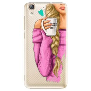 Plastové puzdro iSaprio - My Coffe and Blond Girl - Huawei Y6 II vyobraziť