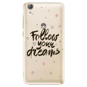 Plastové puzdro iSaprio - Follow Your Dreams - black - Huawei Y6 II vyobraziť