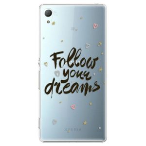 Plastové puzdro iSaprio - Follow Your Dreams - black - Sony Xperia Z3+ / Z4 vyobraziť
