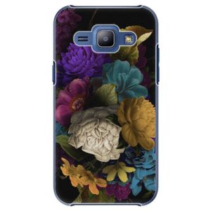 Plastové puzdro iSaprio - Dark Flowers - Samsung Galaxy J1 vyobraziť