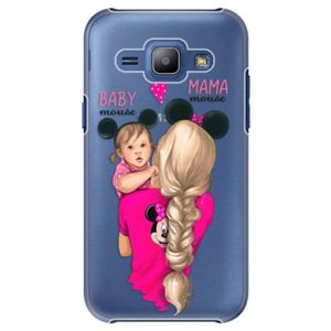 Plastové puzdro iSaprio - Mama Mouse Blond and Girl - Samsung Galaxy J1 vyobraziť