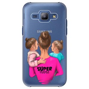 Plastové puzdro iSaprio - Super Mama - Two Girls - Samsung Galaxy J1 vyobraziť