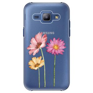Plastové puzdro iSaprio - Three Flowers - Samsung Galaxy J1 vyobraziť