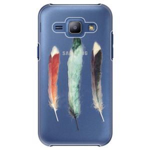 Plastové puzdro iSaprio - Three Feathers - Samsung Galaxy J1 vyobraziť