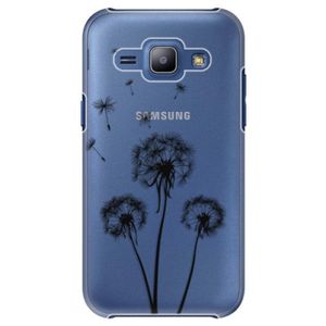 Plastové puzdro iSaprio - Three Dandelions - black - Samsung Galaxy J1 vyobraziť