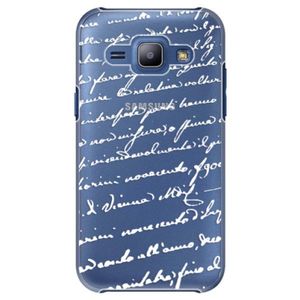 Plastové puzdro iSaprio - Handwriting 01 - white - Samsung Galaxy J1 vyobraziť