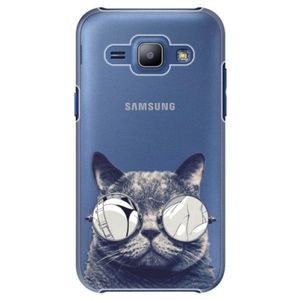 Plastové puzdro iSaprio - Crazy Cat 01 - Samsung Galaxy J1 vyobraziť