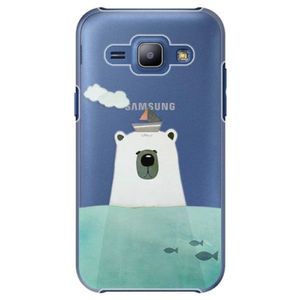 Plastové puzdro iSaprio - Bear With Boat - Samsung Galaxy J1 vyobraziť