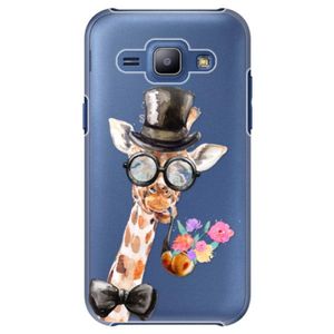 Plastové puzdro iSaprio - Sir Giraffe - Samsung Galaxy J1 vyobraziť