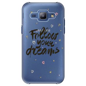 Plastové puzdro iSaprio - Follow Your Dreams - black - Samsung Galaxy J1 vyobraziť