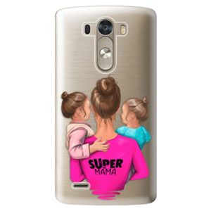 Plastové puzdro iSaprio - Super Mama - Two Girls - LG G3 (D855) vyobraziť