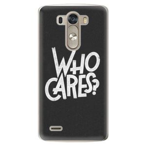 Plastové puzdro iSaprio - Who Cares - LG G3 (D855) vyobraziť