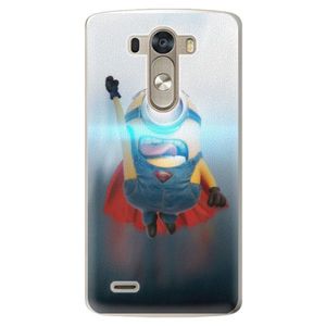 Plastové puzdro iSaprio - Mimons Superman 02 - LG G3 (D855) vyobraziť