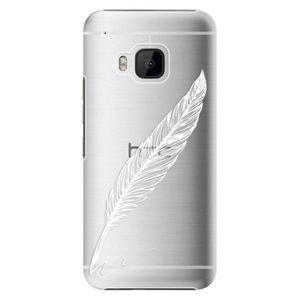 Plastové puzdro iSaprio - Writing By Feather - white - HTC One M9 vyobraziť