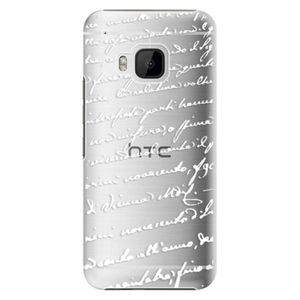Plastové puzdro iSaprio - Handwriting 01 - white - HTC One M9 vyobraziť