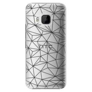 Plastové puzdro iSaprio - Abstract Triangles 03 - black - HTC One M9 vyobraziť