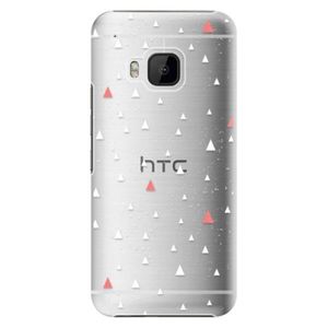 Plastové puzdro iSaprio - Abstract Triangles 02 - white - HTC One M9 vyobraziť