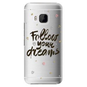 Plastové puzdro iSaprio - Follow Your Dreams - black - HTC One M9 vyobraziť