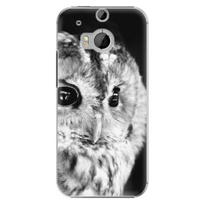 Plastové puzdro iSaprio - BW Owl - HTC One M8 vyobraziť