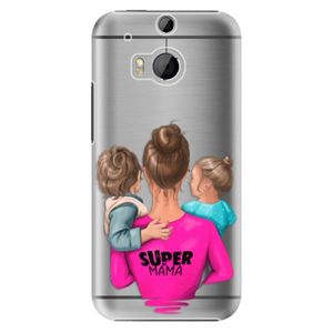Plastové puzdro iSaprio - Super Mama - Boy and Girl - HTC One M8 vyobraziť