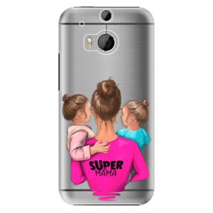 Plastové puzdro iSaprio - Super Mama - Two Girls - HTC One M8 vyobraziť
