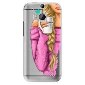 Plastové puzdro iSaprio - My Coffe and Blond Girl - HTC One M8 vyobraziť