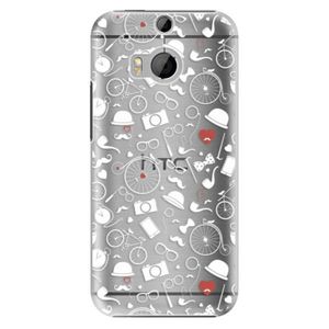 Plastové puzdro iSaprio - Vintage Pattern 01 - white - HTC One M8 vyobraziť