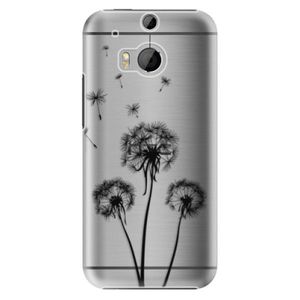 Plastové puzdro iSaprio - Three Dandelions - black - HTC One M8 vyobraziť