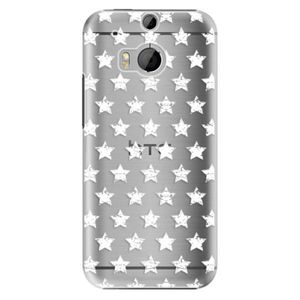 Plastové puzdro iSaprio - Stars Pattern - white - HTC One M8 vyobraziť